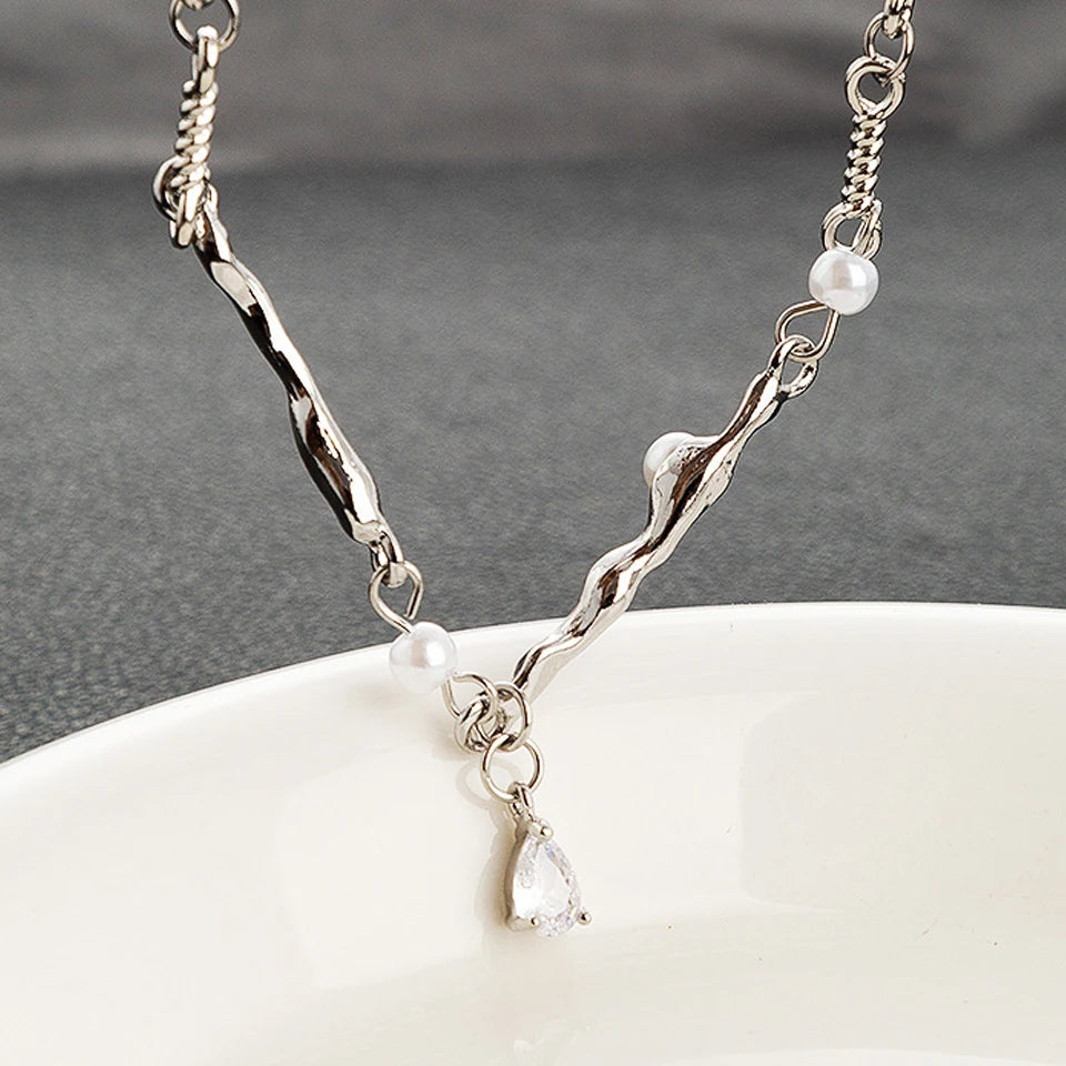 ZAKOL Fashion Iron Unisex Choker Necklace Women Hip-hop Gothic Punk Barbed Wire Little Thorns Chain Choker Jewelry Gifts